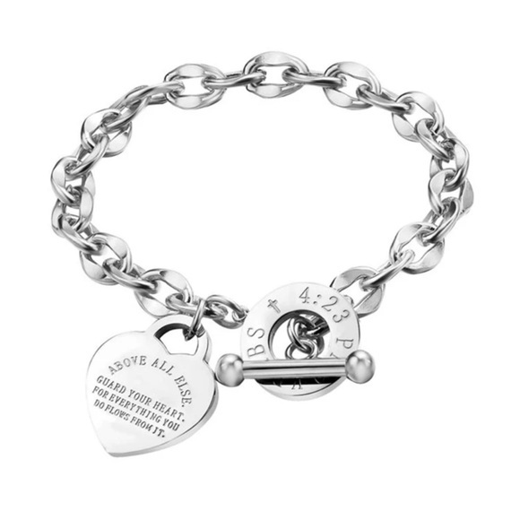 Jewelry - SLIVER HEART BRACELET
